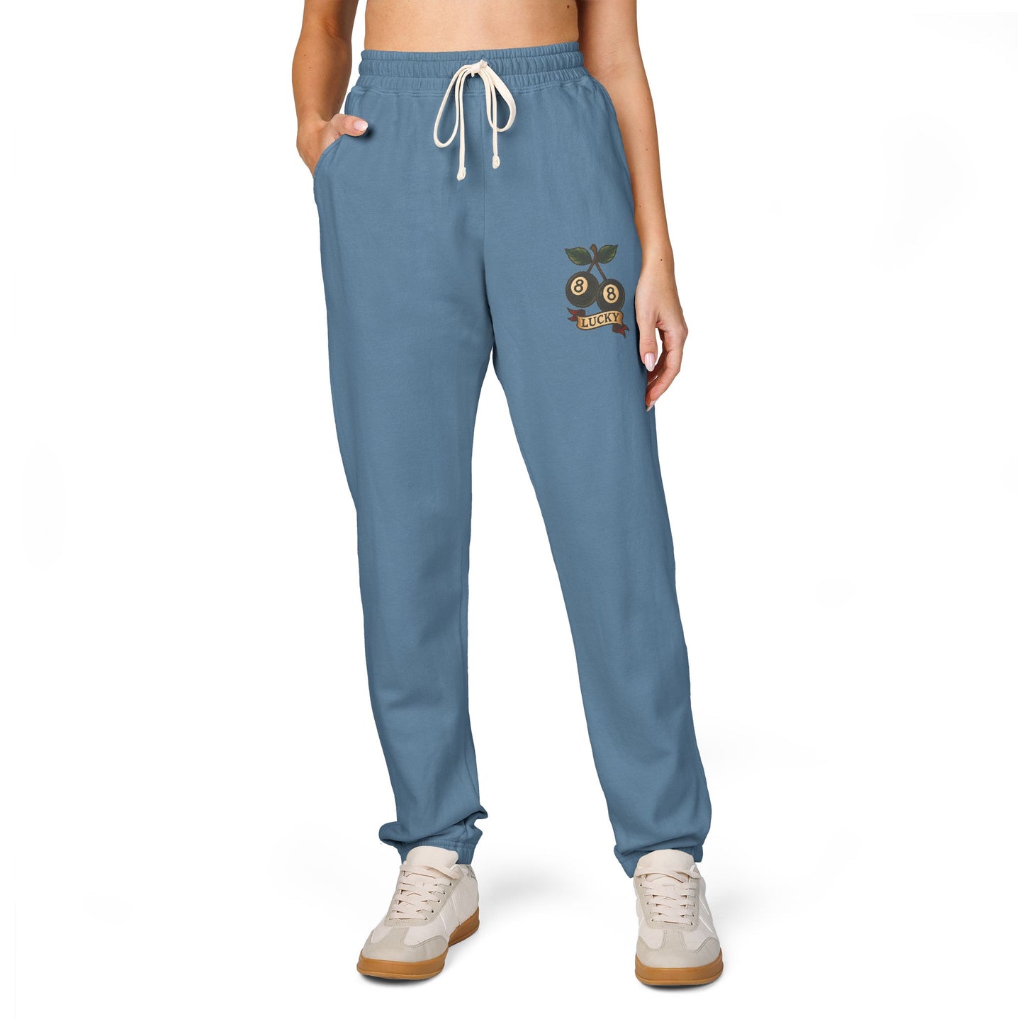 Garment-Dyed Fleece Sweatpants with Fun Design - Cozy Loungewear for Trendy Relaxation, Perfect for Home and Gifts, Designed for [...]