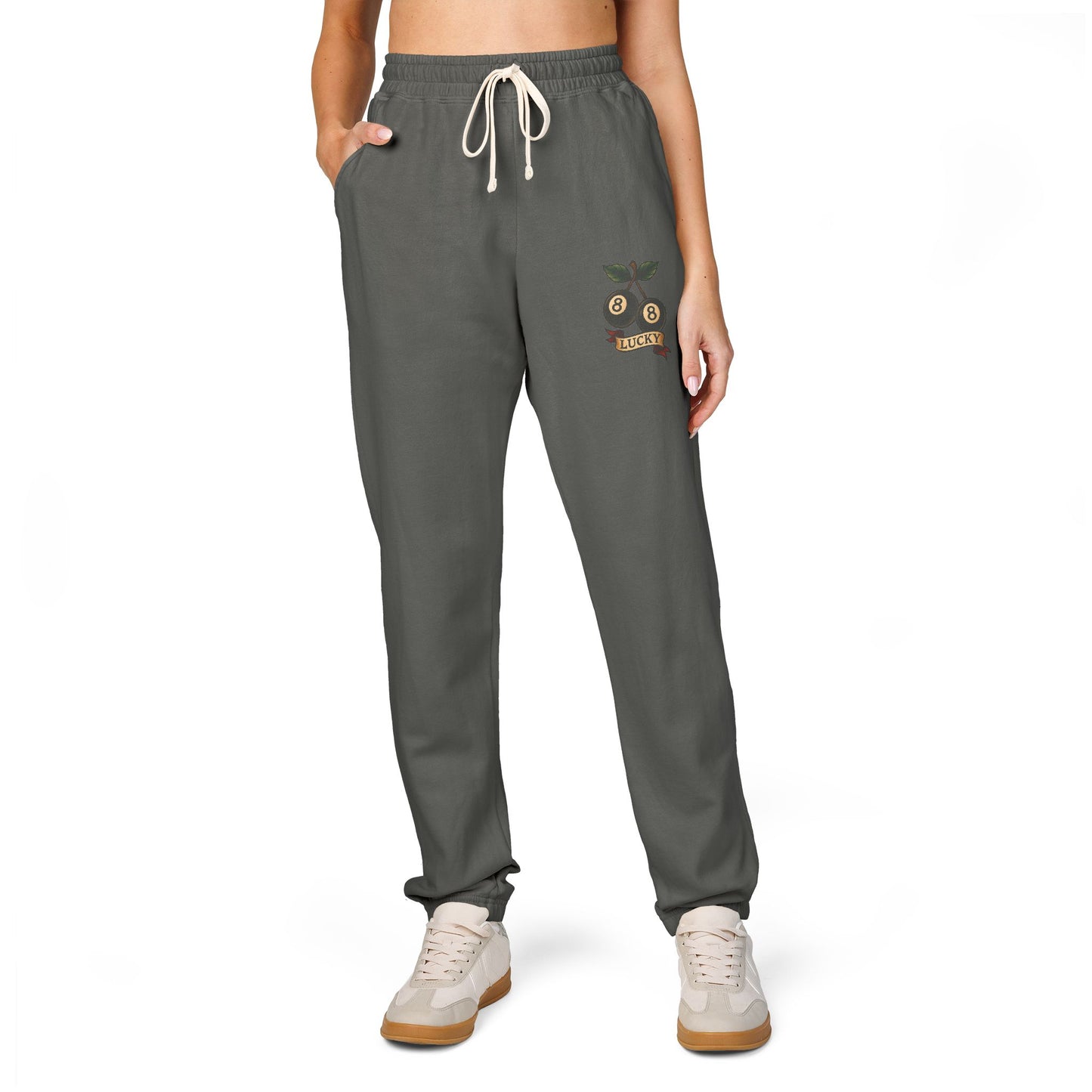 Garment-Dyed Fleece Sweatpants with Fun Design - Cozy Loungewear for Trendy Relaxation, Perfect for Home and Gifts, Designed for [...]