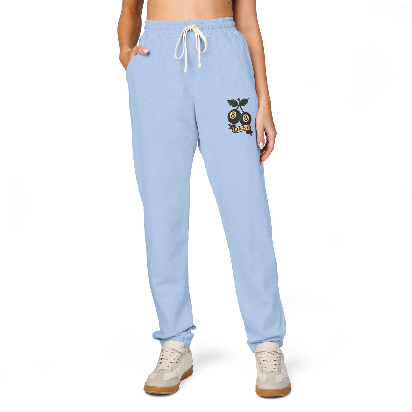 Garment-Dyed Fleece Sweatpants with Fun Design - Cozy Loungewear for Trendy Relaxation, Perfect for Home and Gifts, Designed for [...]