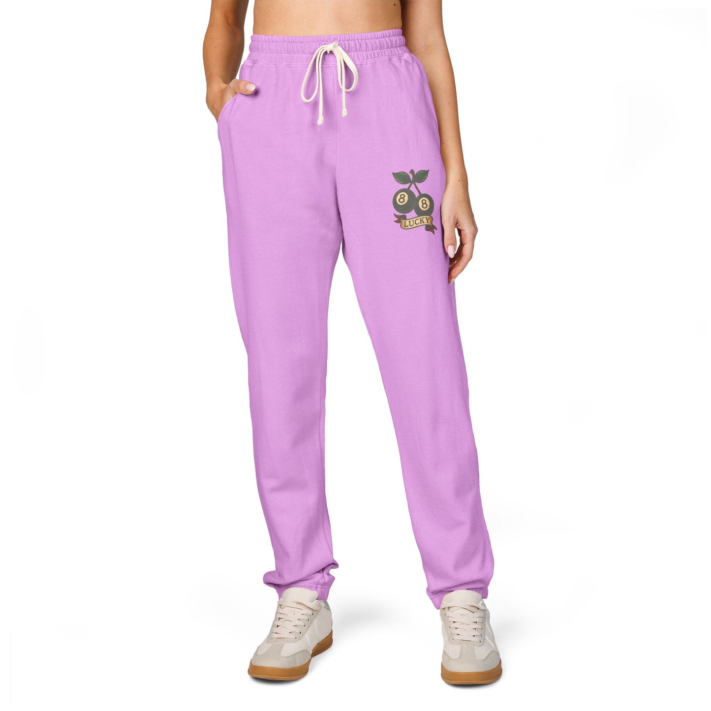 Garment-Dyed Fleece Sweatpants with Fun Design - Cozy Loungewear for Trendy Relaxation, Perfect for Home and Gifts, Designed for [...]
